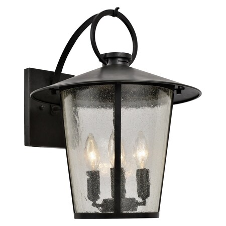 Crystorama Andover Outdoor 4 Light Matte Black Outdoor Wall Mount AND-9202-SD-MK